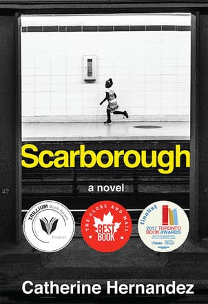The cover for Catherine Hernandez's novel, SCARBOROUGH