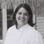 A black and white photo of an Indian woman