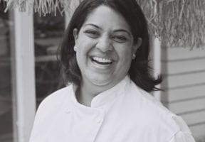 A black and white photo of an Indian woman